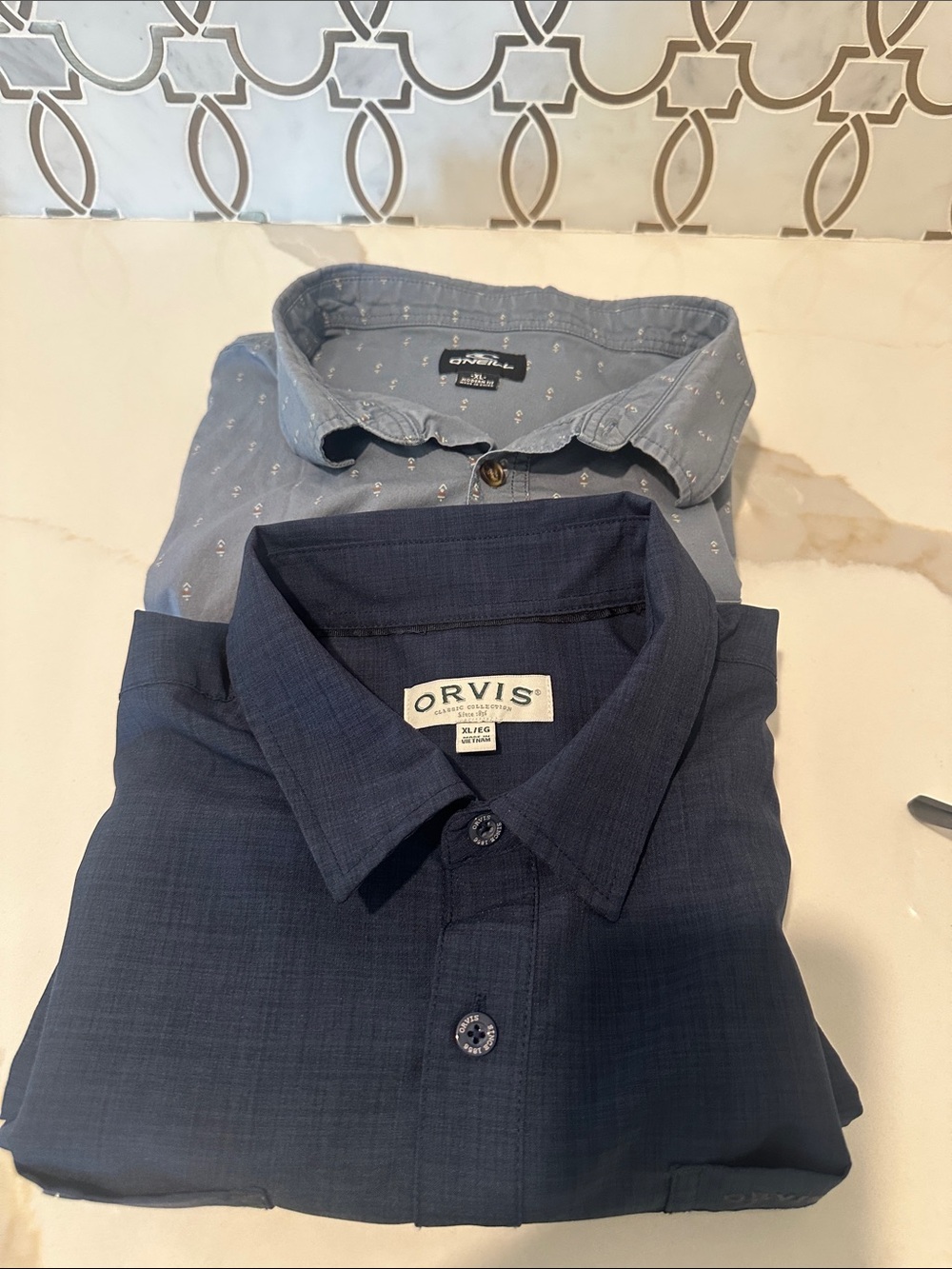 MENS SHIRT BUNDLE Large Orvis Collection and O’Neill